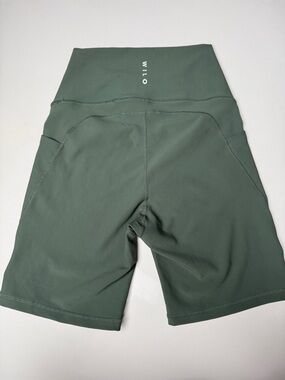 WILO High-Rise Bike Shorts in Olive